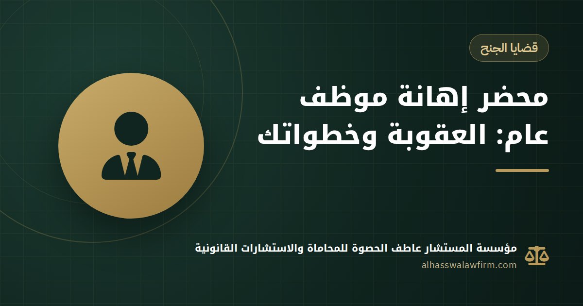 Charged with Insulting a Public Official in Egypt? Penalties and What to Do